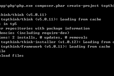 網(wǎng)站開發(fā)|Composer安裝tp5教程